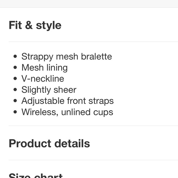 Auden shimmery maroon bralette Size 3. NWT. - Picture 12 of 12